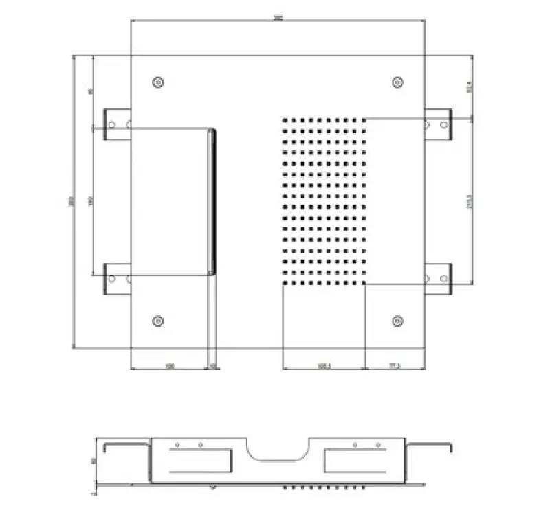 SB Square 316 Deszczownica podtynkowa z wodospadem 38x38cm - Stal nierdzewna 1208946994