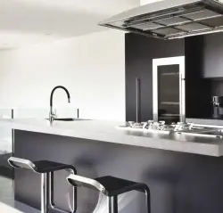 DEMM bateria kuchenna z obrotową wylewką chrom/czarna 1208947023
