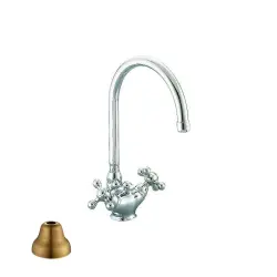Cisal Arcana Keramische Wastafelkraan Brons AC00052027