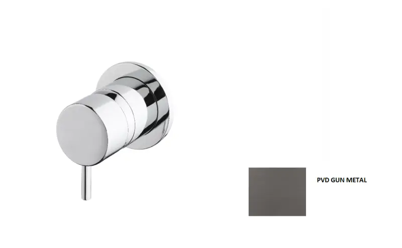 Waterevolution Flow Wbudowany mieszacz PVD Gun Metal 1208952954