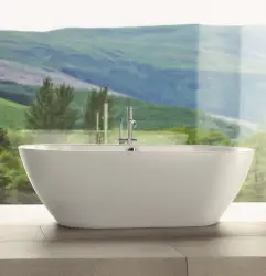 Waterevolution Flow wolnostojąca bateria wannowa z rączką prysznicową chrom T13301