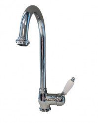 PB klasyczna bateria kuchenna jednouchwytowa z obrotową wylewką 200 mm Chrom 1208953113