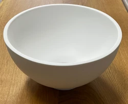 Umywalka Solid S z litego materiału Solid Surface, okrągła, 20 x 20 x 11 cm, matowa biel, 1208953267
