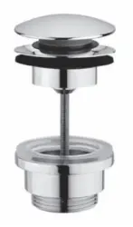 PB Unix korek do umywalki 1 1/4 zamykany push up click clack RVS 1208953285