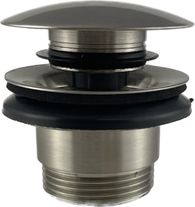 PB Unix korek do umywalki 1 1/4 zamykany push up click clack stal nierdzewna 1208953285