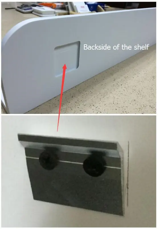 Solid-S Planchet Półka matowa biała, koszyk pod prysznic 90 x 12 cm, materiał Solid Surface, w zestawie z niewidocznymi elementami mocującymi 1208953448