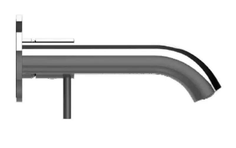 SB Round podtynkowa bateria umywalkowa szczotkowany nikiel 102 mm