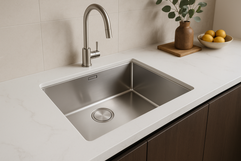 Franke Mythos MYX 110.50 zlewozmywak ze stali nierdzewnej 50x40 cm podwieszany 122.0638.199