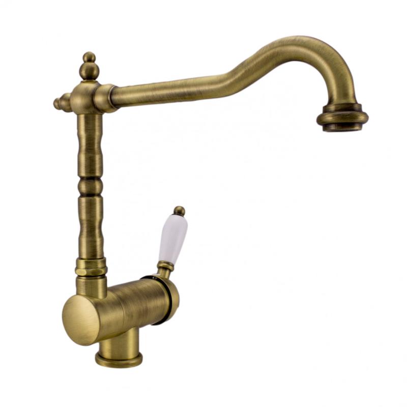 PB Vintage Nostalgiczny kran kuchenny, kran okienny składany Brąz 1208953756