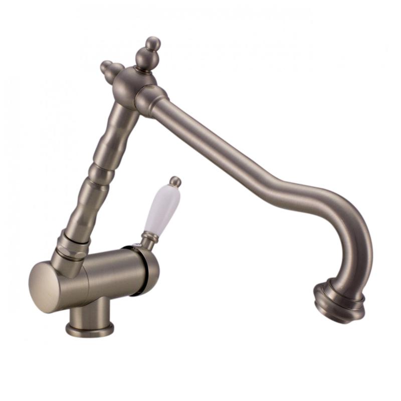 PB Vintage Nostalgiczny kran kuchenny, kran okienny składany ze stali nierdzewnej 1208953757