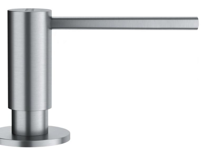 Franke Atlas masywny dozownik do mydła ze stali nierdzewnej do zabudowy inox 112.0717.084