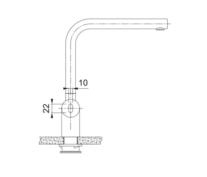 Franke szczotkowana czarna bateria kuchenna z sensorem Atlas Neo z obrotową wylewką 115.0625.525