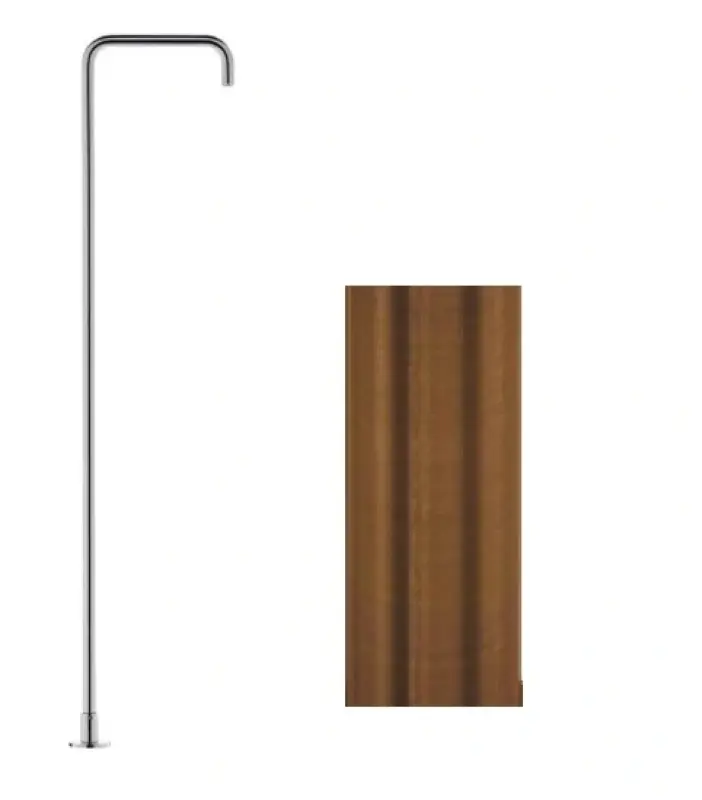 Waterevolution Flow Wolnostojąca bateria umywalkowa Wylewka PVD szczotkowany miedź T1.676.CP.E