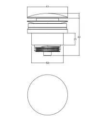 Waterevolution Flow odpływ 1.1/4 ze stali nierdzewnej VAL1IE
