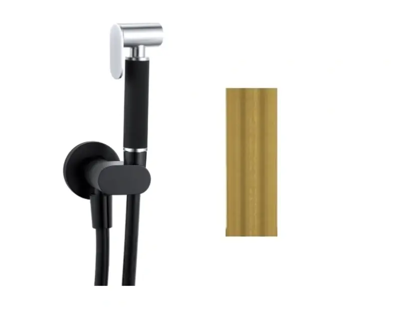 Waterevolution Flow Bidet zestaw prysznicowy z ręcznym natryskiem Mosiądz Naturalny T1626LE