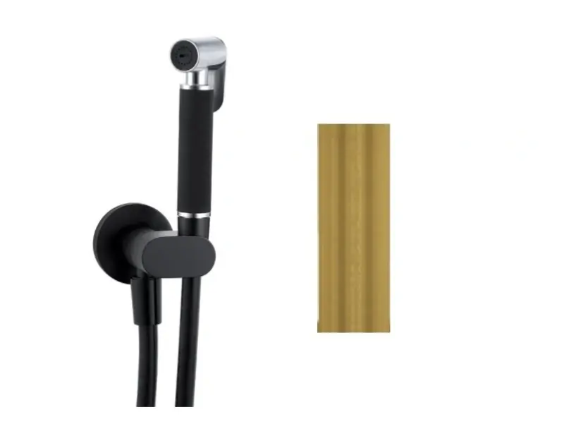 Waterevolution Flow Bidet zestaw prysznicowy z ręcznym natryskiem Mosiądz Naturalny T1626LE