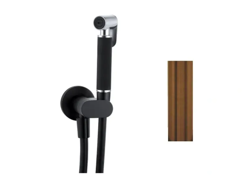 Waterevolution Flow Bidet zestaw prysznicowy PVD szczotkowana miedź T1626CPE