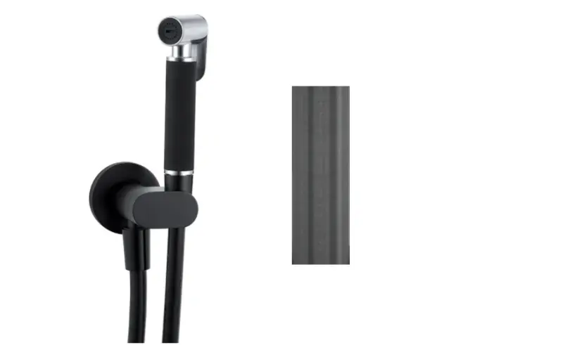 Zestaw prysznicowy bidetowy Waterevolution Flow PVD Gun Metal T1626GME