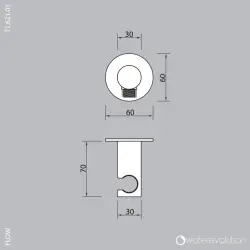 Waterevolution Flow zestaw wannowy kompletny z podłączeniem do ściany, w pełni PVD Gun Metal T1621GME.