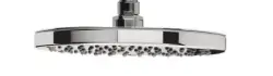 Waterevolution Flow deszczownica 250 mm matowa czarna T164325PR