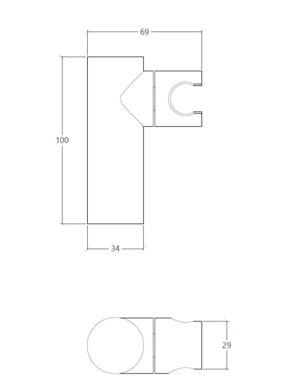 Waterevolution Flow regulowany uchwyt prysznicowy PVD szczotkowana miedź T1623CPE