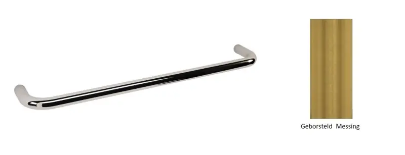 Waterevolution flow wieszak na ręczniki 35 cm Szczotkowany Mosiądz A111LE