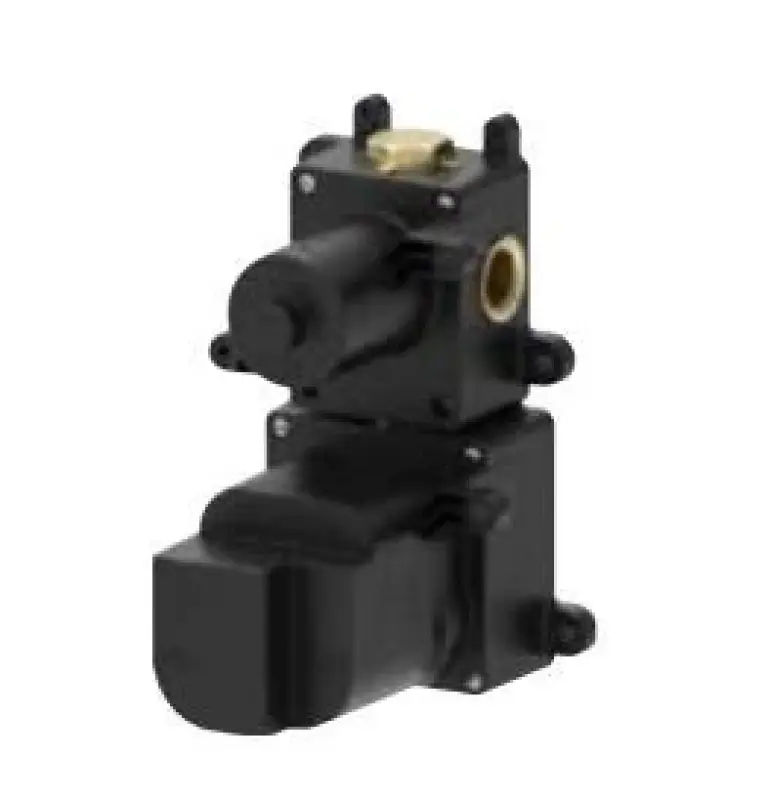 SB AESTHETICS Ronde Inbouw thermostatische kraan met 1 uitlaat / stopkraan chroom 1208954897