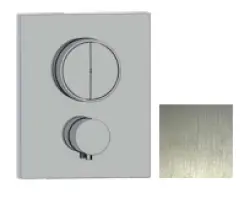 SB Push Square Wbudowany zawór termostatyczny z przyciskiem przełącznika i regulatorem objętości RVS 1208955123