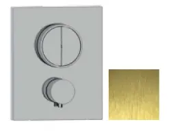 SB Push Square Wbudowany termostat z przyciskiem przełącznika i regulatorem objętości PVD złoty 1208955129