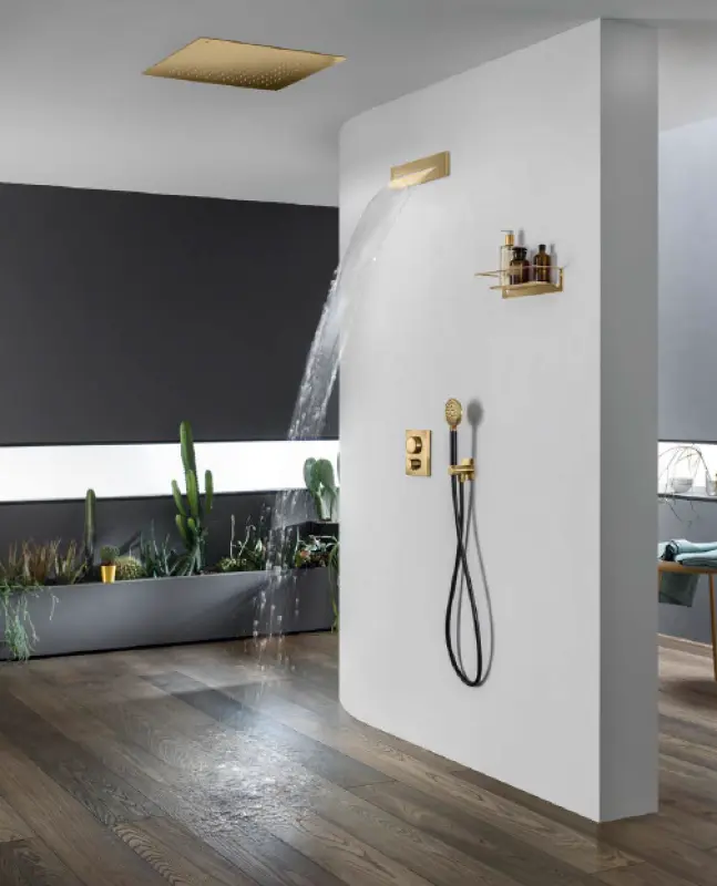 SB 316 Wyjście wody do wanny wodospad wbudowane w całości ze stali nierdzewnej 1208955339