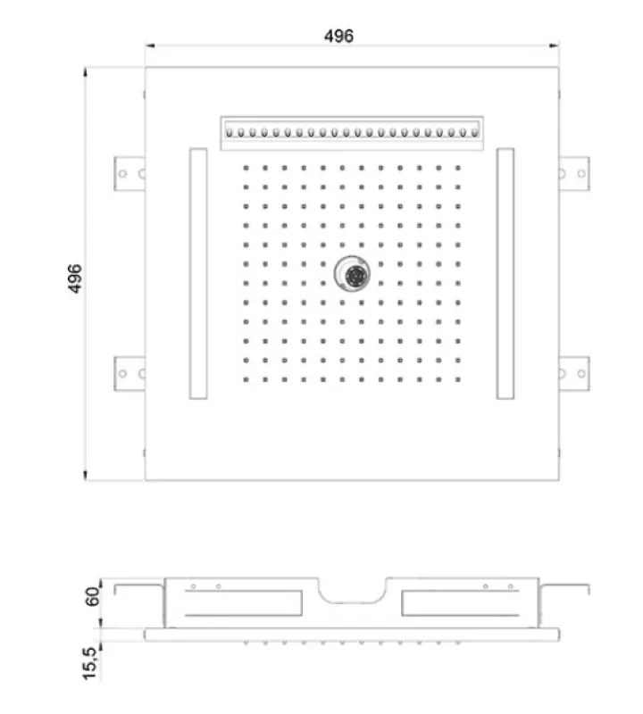 SB Wire-Twist Deszczownica podtynkowa z oświetleniem chromoterapeutycznym matowa biała 1208955379
