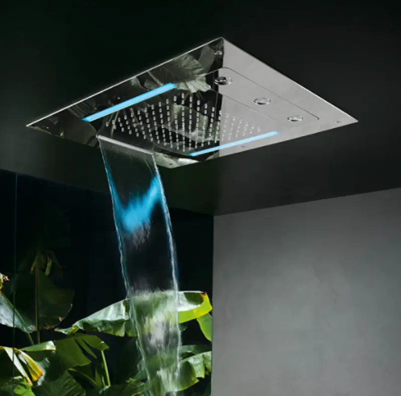 SB Spin Temptation Chromotherapy Deszczownica podtynkowa PVD gun metal 1208955420