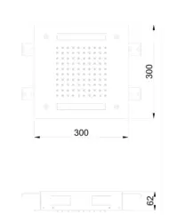 SB Easy Regendouche inbouw 30x30cm volledig RVS met verlichting 1208955436

SB Easy Prysznic deszczowy natynkowy 30x30cm w całości ze stali nierdzewnej z oświetleniem 1208955436