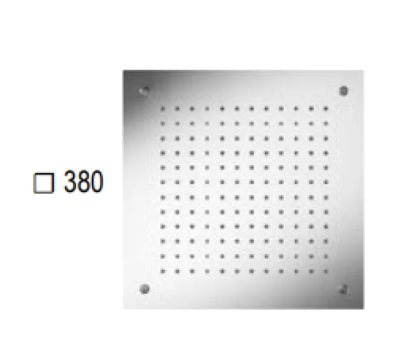 SB Square Chromotherapy Regendouche Inbouw Mat Zwart 1208955463