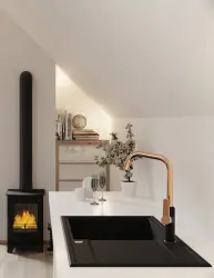 Granieten opbouw spoelbak Aquadesign Cesena met afdruip, omkeerbaar, kleur zwart.