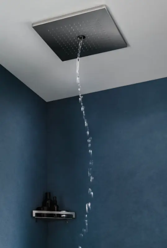 SB Deszczownica z funkcją twist, kwadratowa 38 cm, powłoka PVD Gun Metal, 1208955631