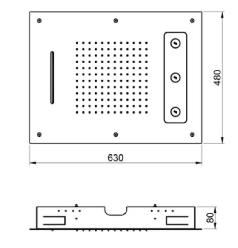 SB Spin Temptation Deszczownica podtynkowa 3-funkcyjna PVD Miedź 1208955690