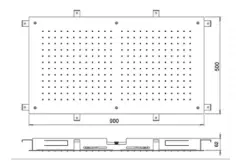 SB Temptation natrysk deszczowy podtynkowy prostokątny 900x500mm matowy biały 1208955712