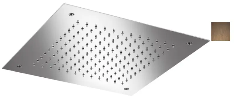 SB Temptation Prysznic deszczowy do zabudowy kwadratowy 38x38cm PVD miedź 1208955763