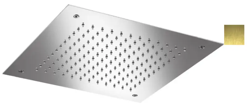 SB Temptation natrysk deszczowy wbudowany kwadratowy 38x38cm PVD Złoty 1208955765