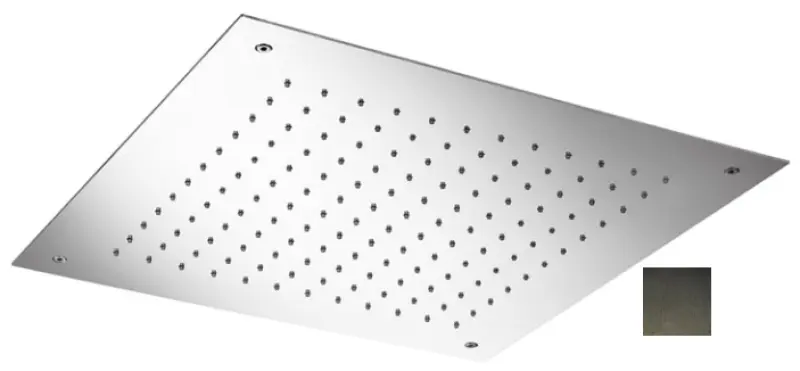 SB Temptation Deszczownica podtynkowa kwadratowa 50x50cm PVD Gun Metal 1208955779