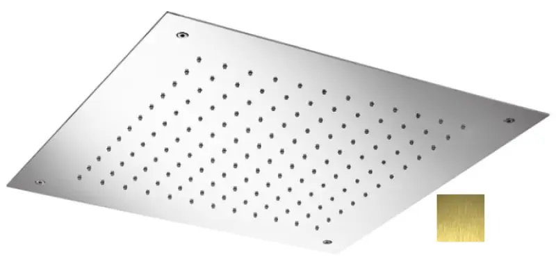 SB Temptation Wbudowany kwadratowy deszczownica 50x50cm PVD Złoty 1208955780