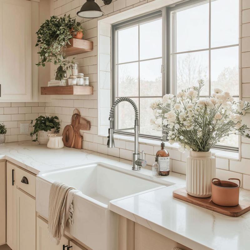 Quadri Derby bateria kuchenna z elastycznym wylewem i prysznicem z 2 rodzajami strumienia, chrom 1208955915