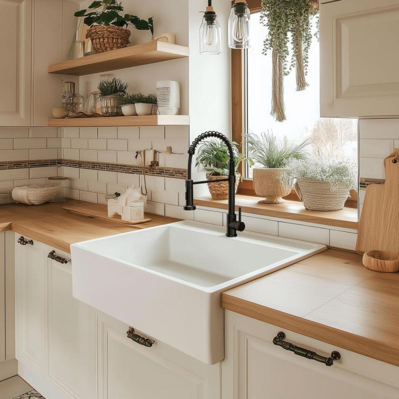 Quadri Derby bateria kuchenna z elastyczną wylewką i prysznicem z 2 rodzajami strumienia, matowa czerń 1208955917.