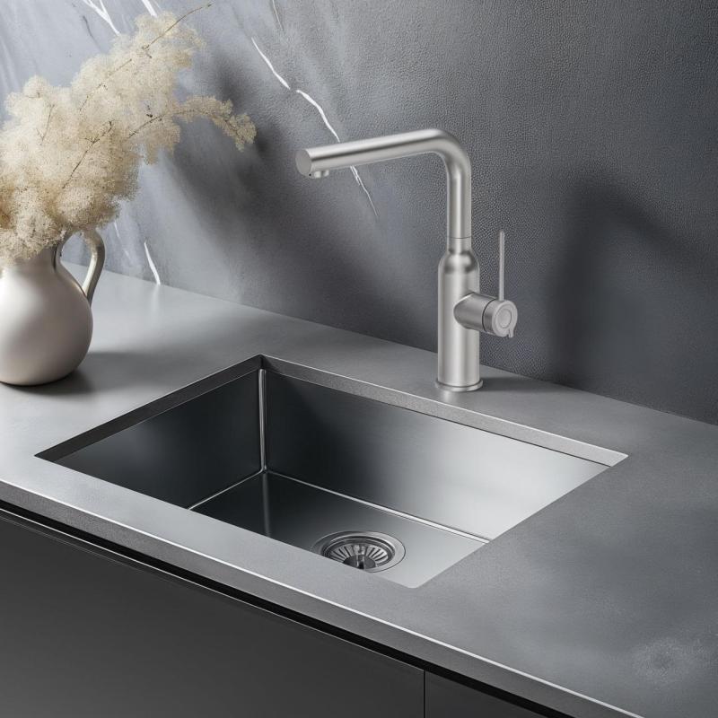 Quadri Stamford bateria kuchenna z wyciąganą wylewką RVS 1208956081