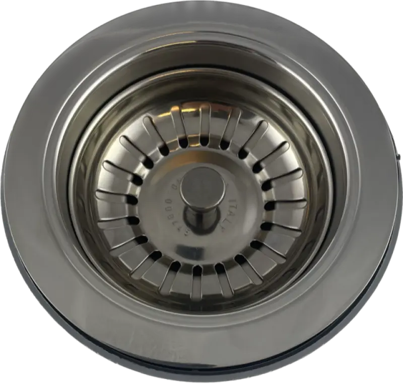 PB klasyczny chromowany zestaw odpływowy do zlewozmywaka kuchennego z zamykanym koszyczkiem 1208956473