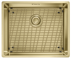Franke Mythos Masterpiece BXM 210.50 PVD Złoty Zlewozmywak 500x410mm Montaż na Równo i Podblatowy 127.0674.362