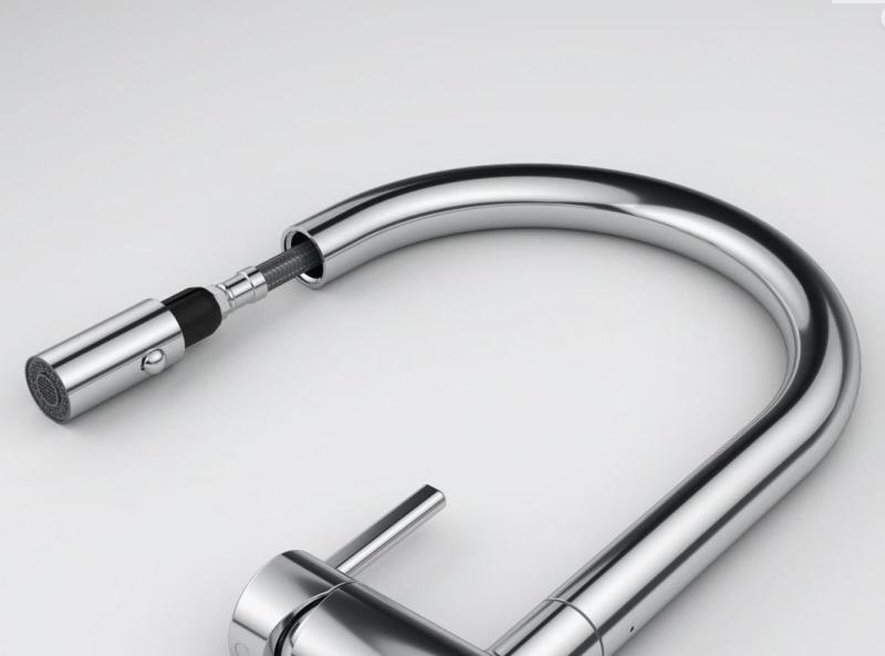 Franke Active J Kran kuchenny chrom z wysuwaną dyszą 115.0653.401