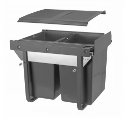 Garbi Sorter S-45-2 wbudowany system odpadów z 2 x 20 litrowymi pojemnikami na odpady 1208957367