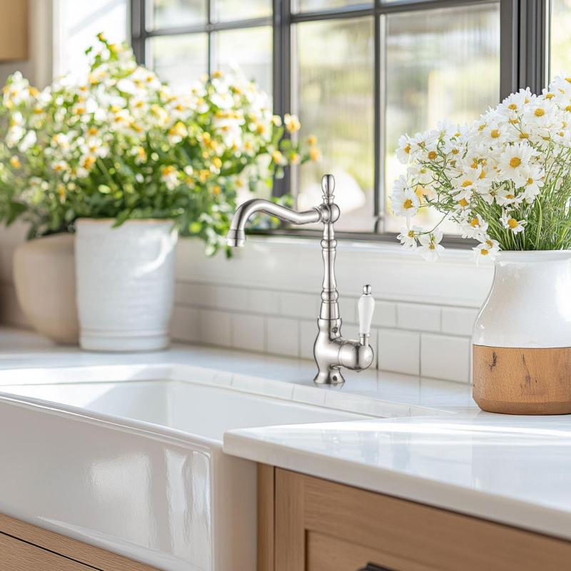 AquaTrimo Vivaldi klasyczna bateria kuchenna chromowana z obrotową wylewką 21VV7371CM